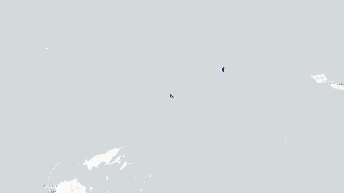 Karta over Wallis- och Futunaöarna